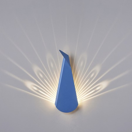Peacock - Aluminum lamp - Blue